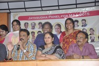 Jayasudha Panel Pressmeet for MAA Elections